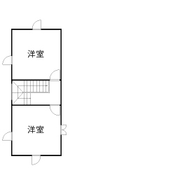 木と漆喰 十津川の家 高槻・池田住宅展示場 【2000万円台/間取り有り/奈良市/国産材100％/漆喰】十津川村産直の木で希望を叶えた自然素材の家の間取り図（5K以上）2階