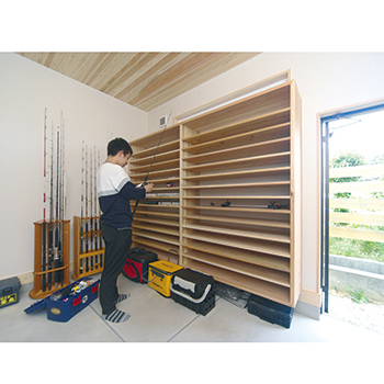 木と漆喰 十津川の家 高槻・池田住宅展示場 【2000万円台/間取り有り/奈良市/国産材100％/漆喰】十津川村産直の木で希望を叶えた自然素材の家の建築実例画像5