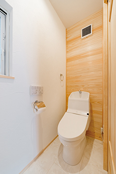 木と漆喰 十津川の家 高槻・池田住宅展示場 【1726万円／間取り図有り／高槻市】北摂・約16坪の狭小地に建てた3階建て「木と漆喰」自然素材の家の建築実例画像9