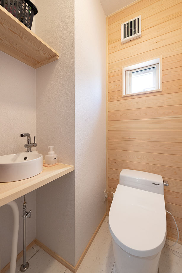 木と漆喰 十津川の家 高槻・池田住宅展示場 【1830万円/豊能郡/間取り図有り】太陽光発電+蓄電池込！子育て共働き夫婦の、家事ラク＆災害に備える家の建築実例画像10