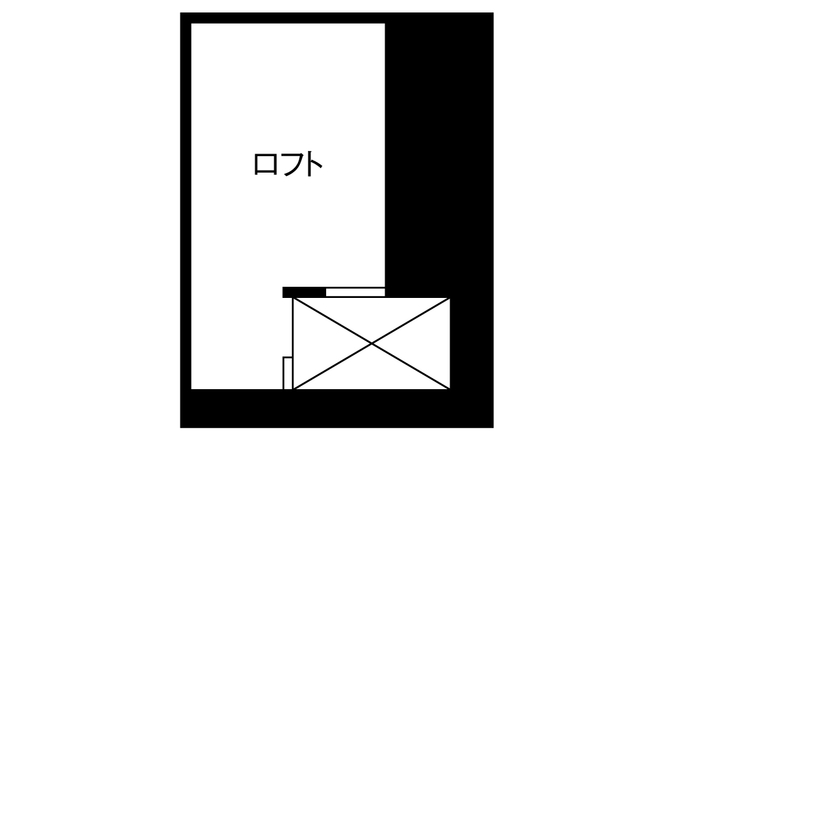 木と漆喰 十津川の家 高槻・池田住宅展示場 【2300万円/間取り有り/摂津市】国産の木とスイス漆喰で北摂・駅近で建て替える　高齢の母や愛犬と暮らす家の間取り図（4LDK＋ロフト）ロフト