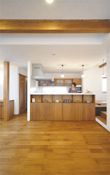 無垢Story 家具も建具も全部オーダーで 我儘を叶えきった無垢材の家の建築実例画像2