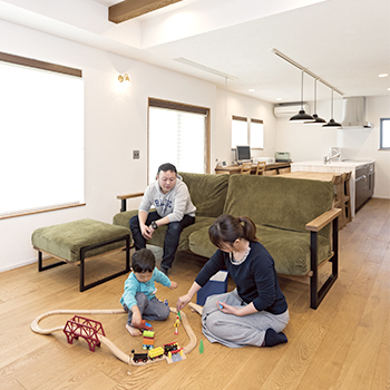 無垢Story 【造作家具×無垢材｜岐阜県安八町】アウトドア派にピッタリ！カフェ風のサーファーズハウスの建築実例画像6