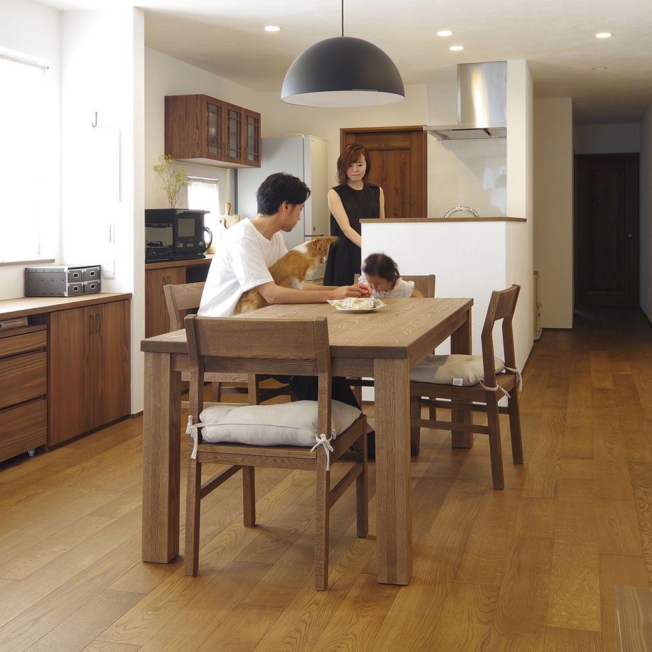 無垢Story 【岐阜県/1000万円台/小さな平屋/20坪台/間取図有】コンパクトな平屋でエコライフ。シックなカフェ風の家の建築実例画像2