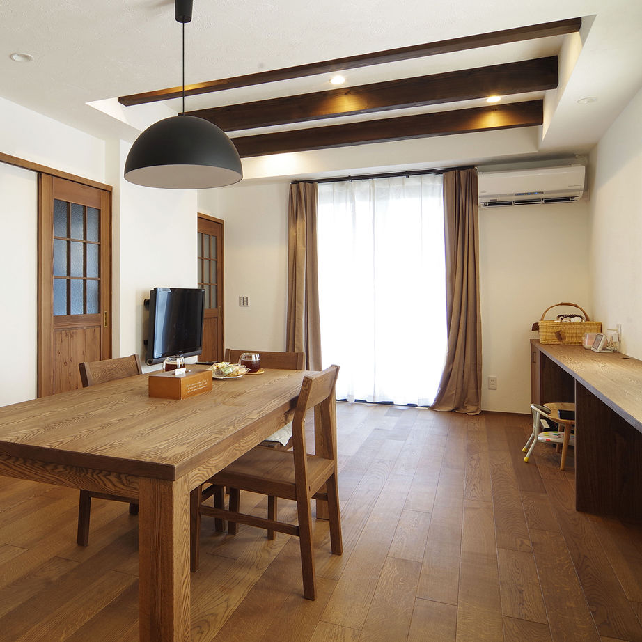 無垢Story 【岐阜県/1000万円台/小さな平屋/20坪台/間取図有】コンパクトな平屋でエコライフ。シックなカフェ風の家の建築実例画像3