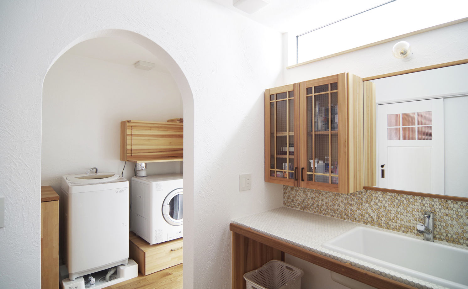 無垢Story 【1000万円台/平屋/30坪台/間取図有】収納を減らしシンプルに暮らす。素材の美しさを愉しむ平屋の家の建築実例画像7