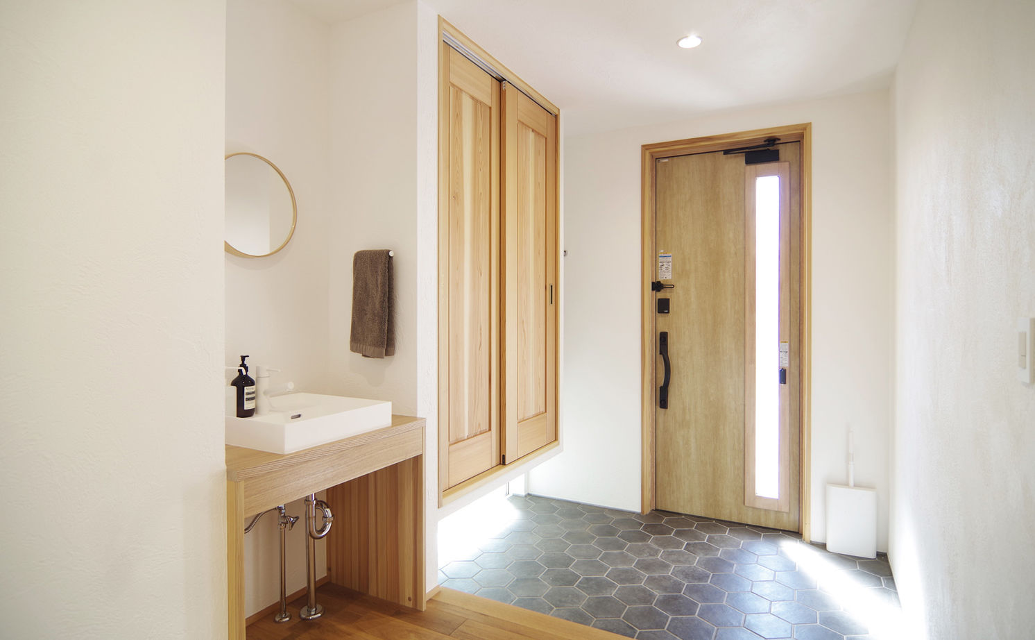 無垢Story 【1000万円台/平屋/30坪台/間取図有】収納を減らしシンプルに暮らす。素材の美しさを愉しむ平屋の家の建築実例画像8