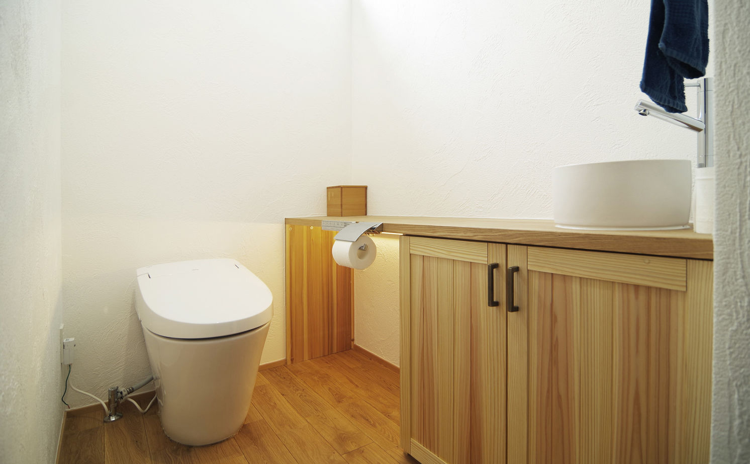 無垢Story 【1000万円台/平屋/30坪台/間取図有】収納を減らしシンプルに暮らす。素材の美しさを愉しむ平屋の家の建築実例画像11