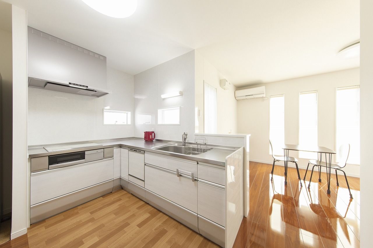 川野工務店 吹き抜けからあふれる光が心地よい、スキップフロアのある住まいの建築実例画像8