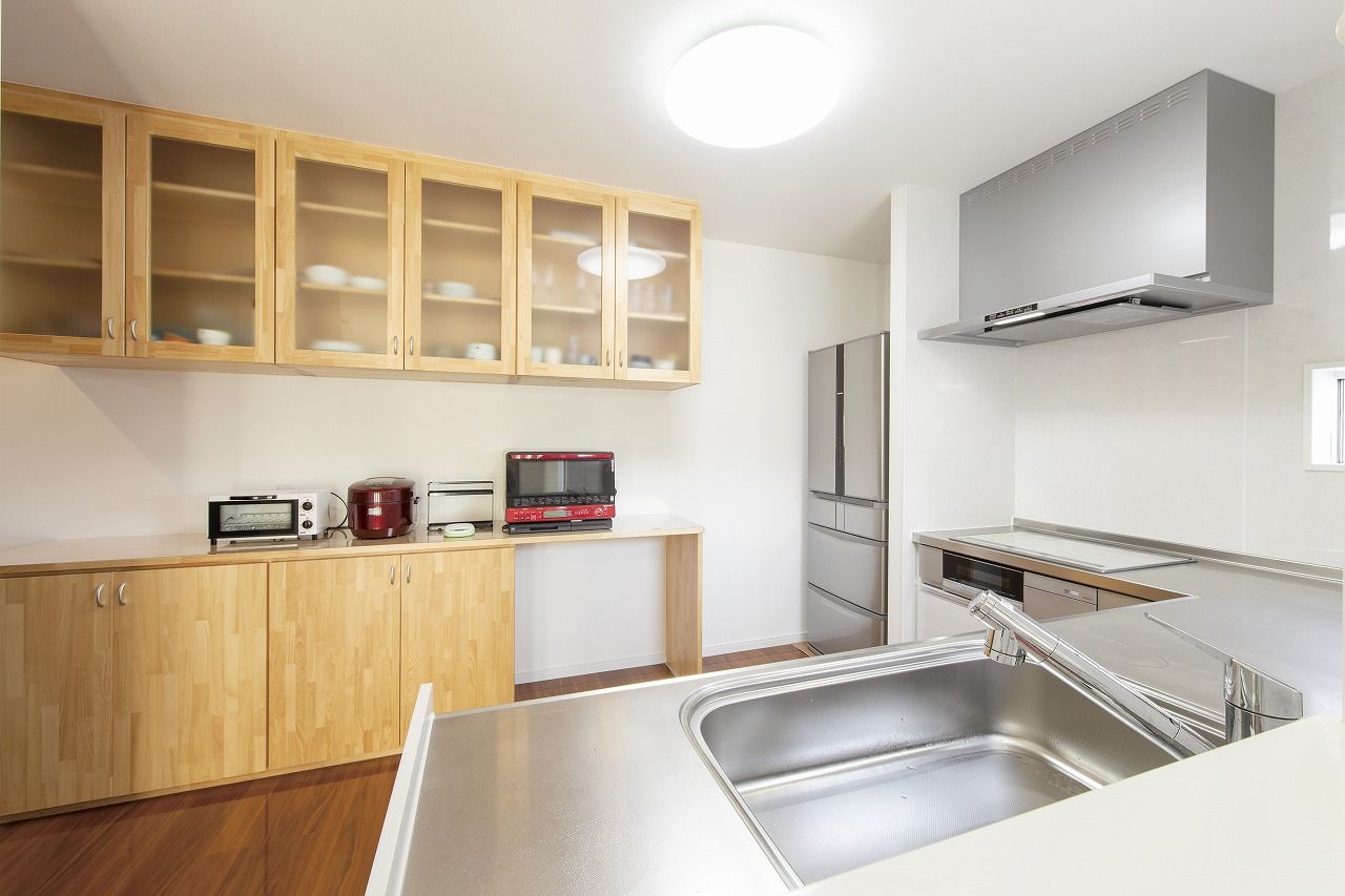 川野工務店 吹き抜けからあふれる光が心地よい、スキップフロアのある住まいの建築実例画像10