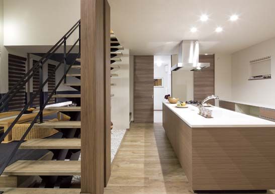 アーキテックプランニング 【2000～2500万円/２階建て/吹き抜け/土間】ダイナミックに吹抜けを配し斬新な生活提案も光るの建築実例画像6