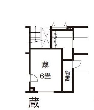 アーキテックプランニング 【2500～3000万円/４LDK間取り図有】中二階や蔵、愛猫と暮らす工夫の詰まった組込車庫のある住まいの間取り図（4LDK）蔵