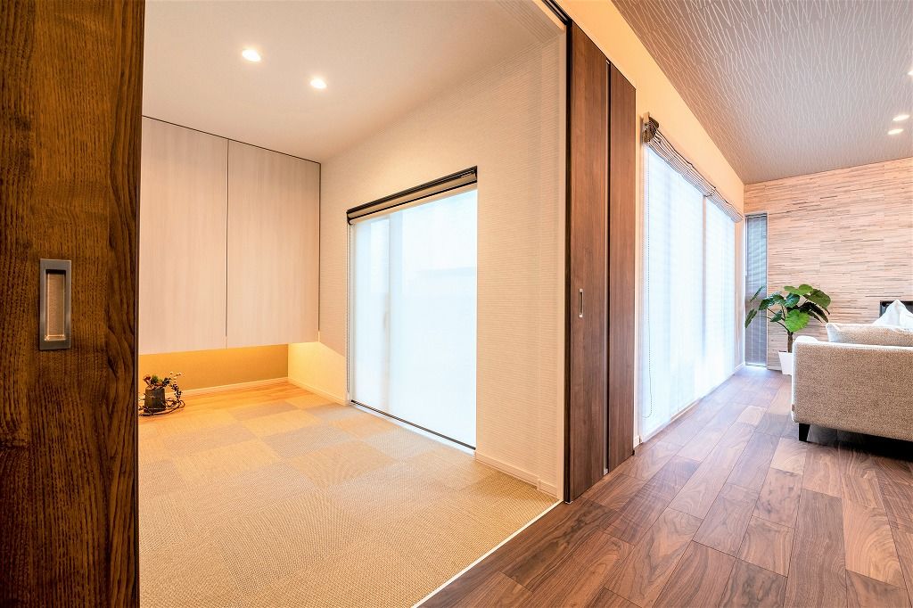 アーキテックプランニング 【平屋/2000万円台/間取り図有】憧れの平屋が完成。２ＷＡＹで使用できるファミリークローゼットもプランの建築実例画像5