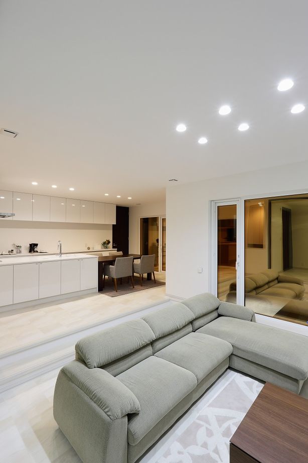 アーキテックプランニング 【平屋/2500～3000万円/間取り図有】スキップフロア採用の平屋の住宅、デザインも性能も妥協しない住まいの建築実例画像4