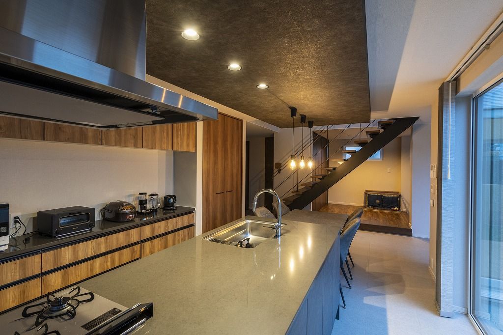 アーキテックプランニング 【2500～3000万円/４LDK間取り図有/2階建て】カフェやホテルの様な上質な空間、リュクスに暮らす夫婦の建築実例画像2