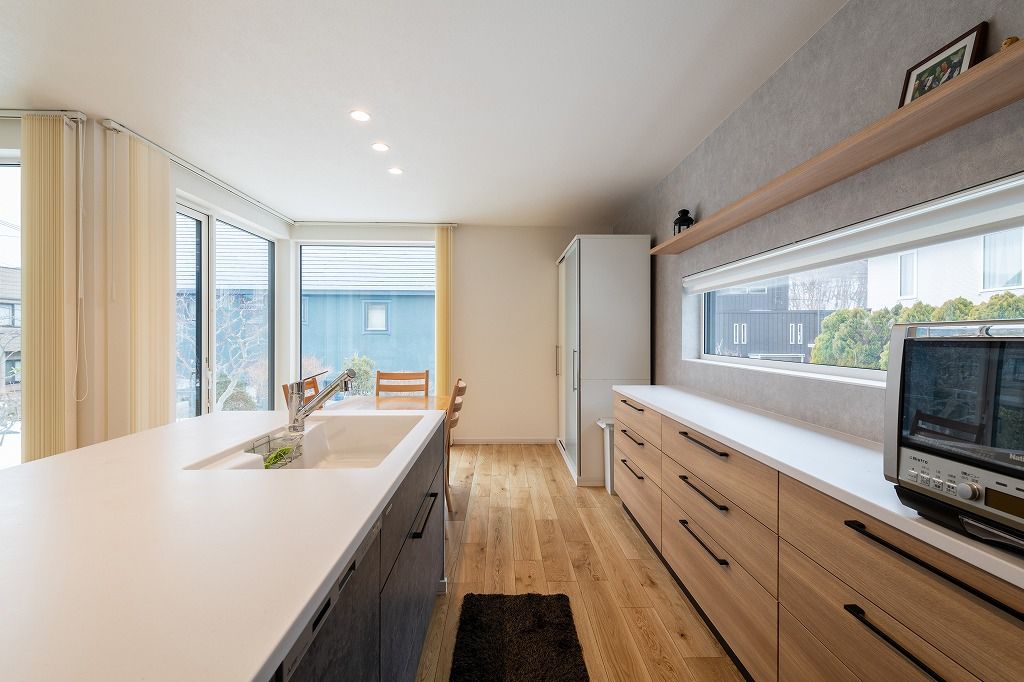 アーキテックプランニング 【2000万円台/間取り図有/２階建て】自然と調和する、窓からの景色を存分の楽しめる後ろ盾は高気密高断熱住宅の建築実例画像6