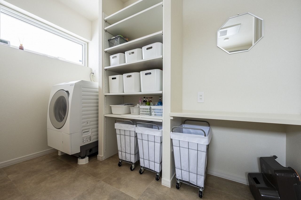 アーキテックプランニング 【南幌町/5人家族/5LDK間取図あり】ホワイト×グレージュで統一された開放感のある家の建築実例画像8