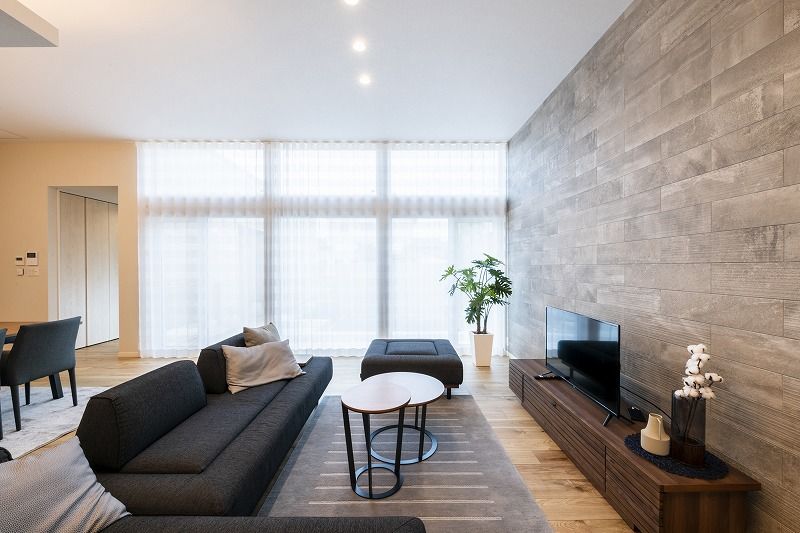 アーキテックプランニング 【ルームツアーあり/江別市/3217万円/3LDK間取図/33.07坪】ハイ天井や大きな窓で開放感を演出した平屋の建築実例画像5