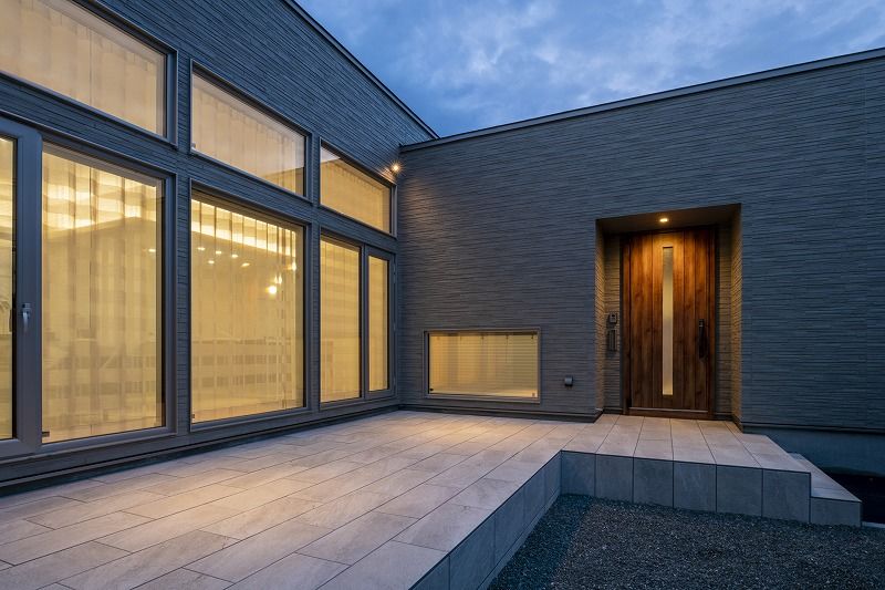 アーキテックプランニング 【ルームツアーあり/江別市/3217万円/3LDK間取図/33.07坪】ハイ天井や大きな窓で開放感を演出した平屋の建築実例画像20