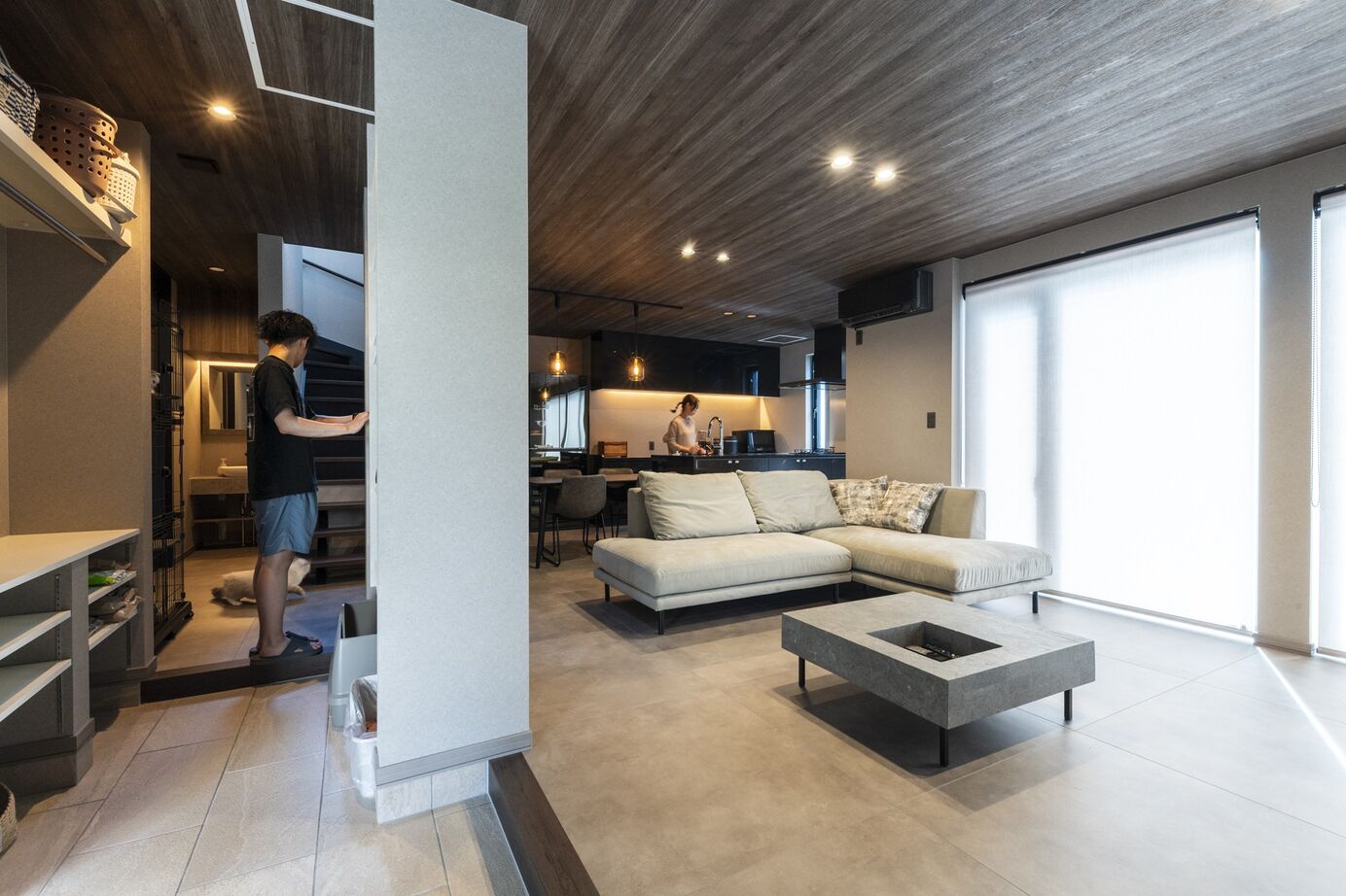 アーキテックプランニング 猫と暮らし、愛車を眺める。趣味と癒やしのガレージハウスの建築実例画像9