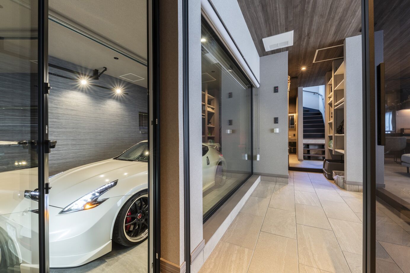 アーキテックプランニング 猫と暮らし、愛車を眺める。趣味と癒やしのガレージハウスの建築実例画像10