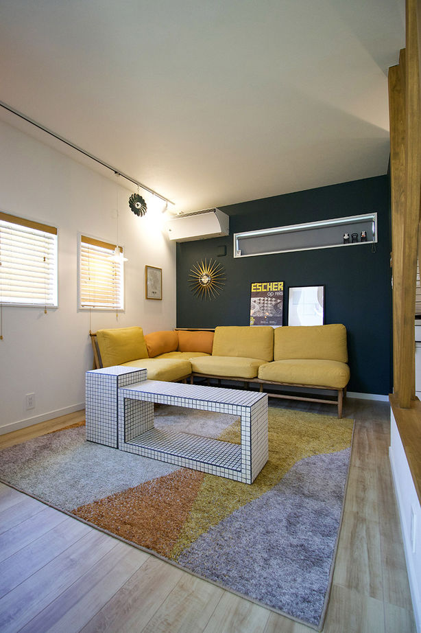 マッケンジーハウス(厚木・平塚・秦野) 【吹抜／回遊動線／傾斜地】蔵のような佇まいの中はオープンでフレキシブル。模様替えを愉しむ住まいの建築実例画像4