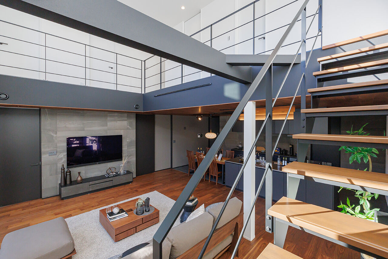 マッケンジーハウス(厚木・平塚・秦野) 【平塚市／吹抜／開放感】光と風を取り込む設計で1年中快適に。上質さを追求したデザイン性あふれる住まいの建築実例画像4