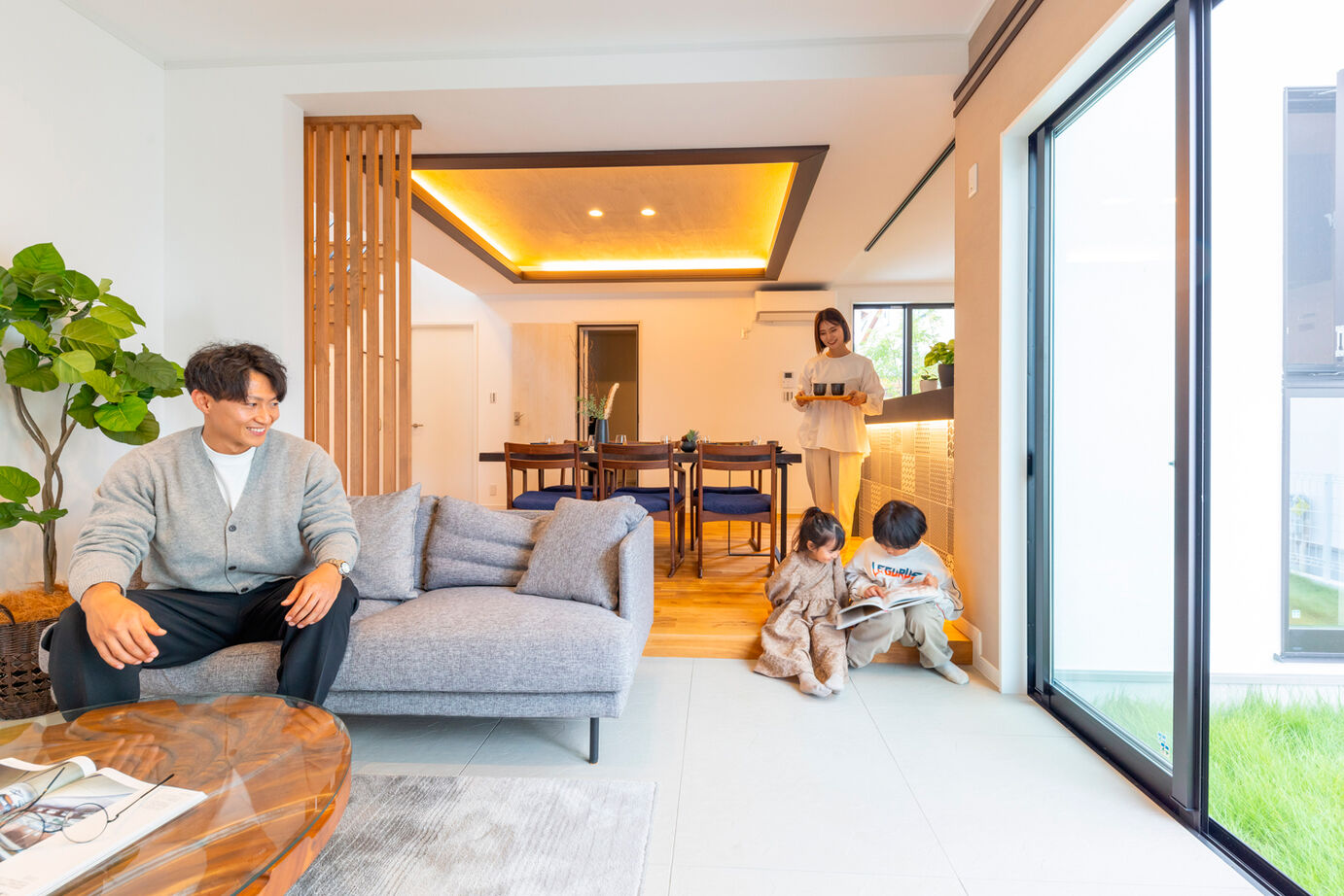 野村工務店 モダンなデザインと生活しやすい機能性を両立。音楽や映像を楽しむ防音室のある家の建築実例画像7