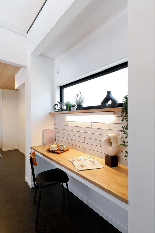 野村工務店 平屋風の風格ある外観と、ワンフロア完結の間取り。プライベート感のある大空間LDKの建築実例画像12