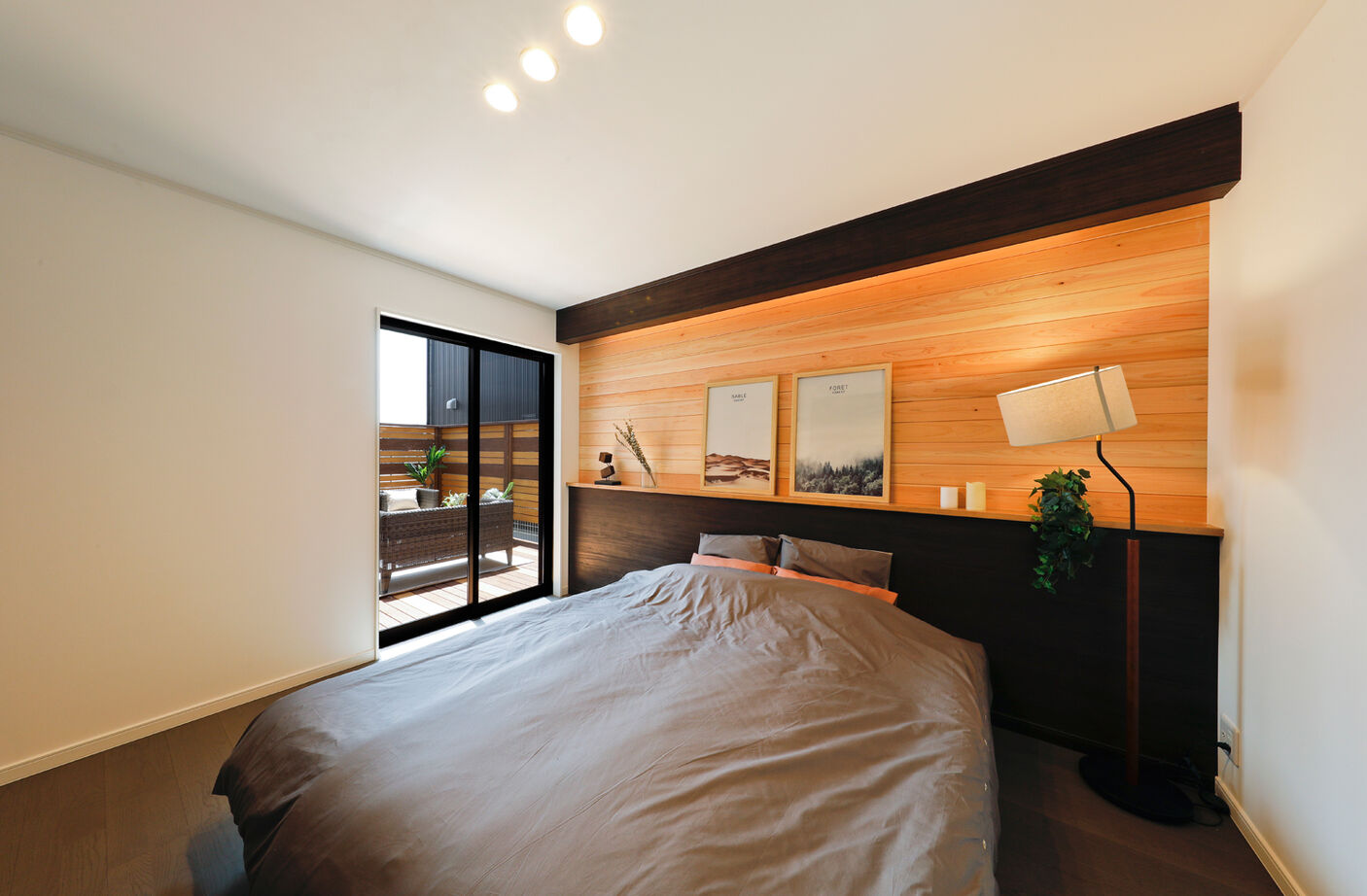 野村工務店 平屋風の風格ある外観と、ワンフロア完結の間取り。プライベート感のある大空間LDKの建築実例画像13