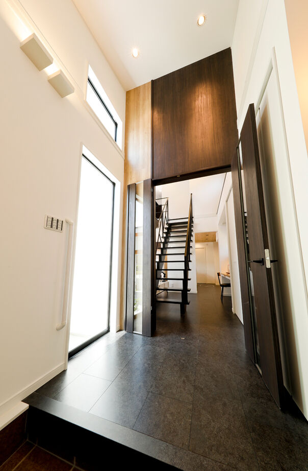 野村工務店 平屋風の風格ある外観と、ワンフロア完結の間取り。プライベート感のある大空間LDKの建築実例画像16