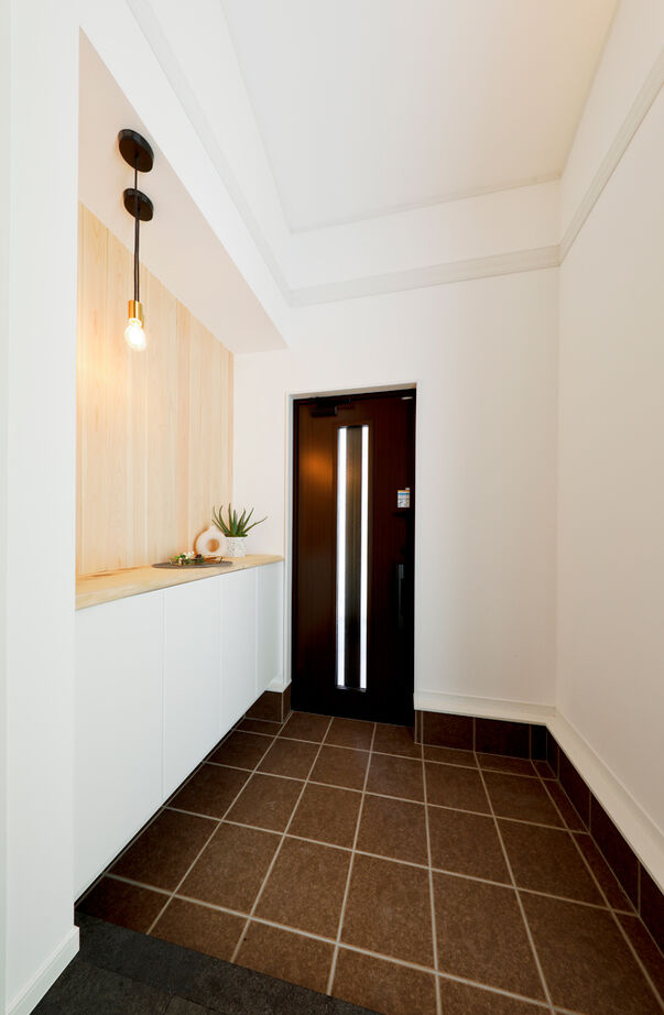 野村工務店 平屋風の風格ある外観と、ワンフロア完結の間取り。プライベート感のある大空間LDKの建築実例画像17