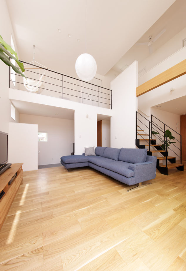 ディー・アンド・エイチ 【福岡/高気密高断熱/吹抜け/自然素材】一番寒い日に体験宿泊！開放感と外断熱、土地が決め手の建築実例画像3