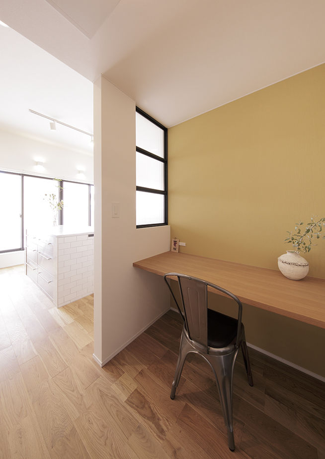 ディー・アンド・エイチ 【福岡市/2階リビング/インナーガレージ】高台ならではの開放感。「家事ラク」にこだわった快適動線の建築実例画像9