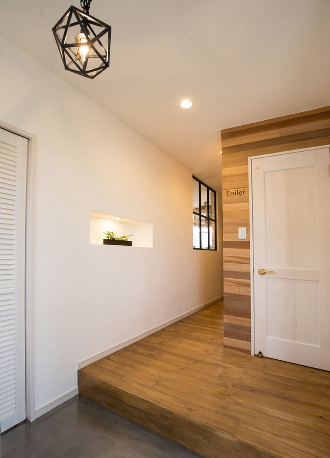 KASHII DESIGN HOME / 香椎建設 【2520万/アメリカンスタイル/ウッドデッキ】休日に外で朝食を。ヴィンテージ感漂う海外風キッチンでおうちカフェを楽しむの建築実例画像7