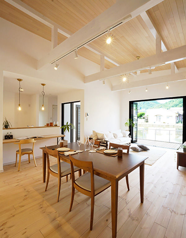 KASHII DESIGN HOME / 香椎建設 【2000～2499万円/平屋/店舗付き住宅/3LDK】真っ白な漆喰が映える。アメリカンスタイルのスイーツショップの建築実例画像4