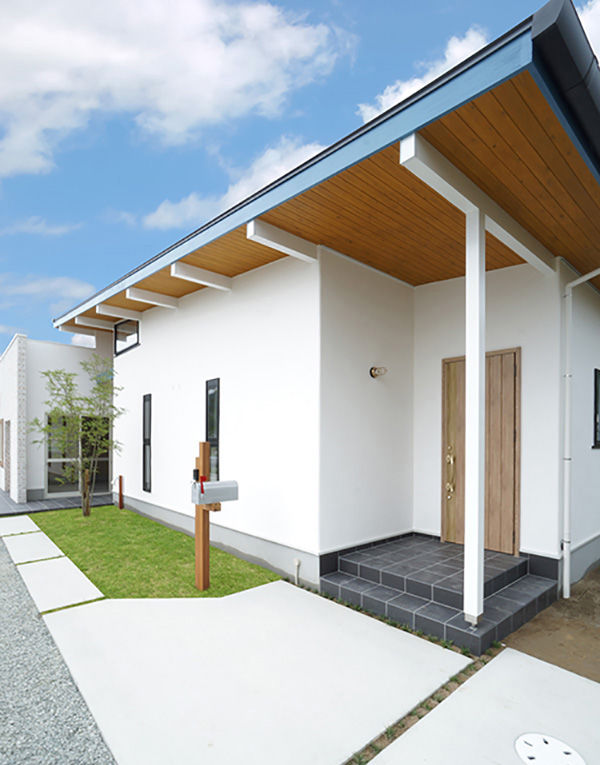 KASHII DESIGN HOME / 香椎建設 【2000～2499万円/平屋/店舗付き住宅/3LDK】真っ白な漆喰が映える。アメリカンスタイルのスイーツショップの建築実例画像10