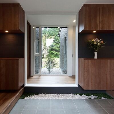 マスケン 【平屋/40.5坪/3,500～3,999万円】ワイドビューで景色が溶け込む。光を意識した癒しの平屋の建築実例画像4