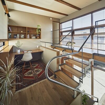 マスケン 片流れ屋根でスタイリッシュ。シンボルツリーのある中庭に癒される賃貸併用住宅の建築実例画像2