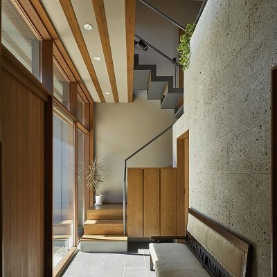 マスケン 片流れ屋根でスタイリッシュ。シンボルツリーのある中庭に癒される賃貸併用住宅の建築実例画像3