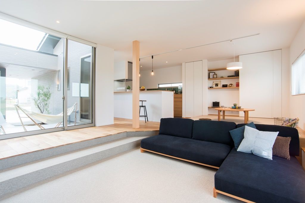 オダケホーム 「青空と緑」を切り取ったような景色がある家。の建築実例画像3