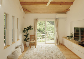 リブート 【秦野市｜2人暮らし｜ウッドデッキ】大きな窓で森の中にいるような開放感 こだわりのキッチンがある家の建築実例画像7