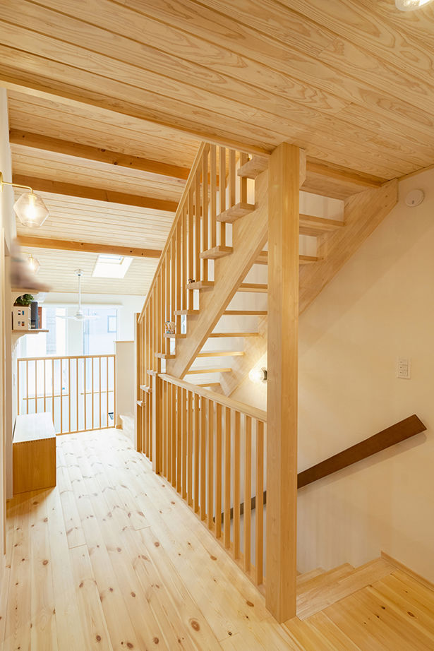 リブート 【綾瀬市｜2LDK+S｜4人家族】ヌックやパントリー、造作家具まで！家事ラクにとことんこだわった木の住まいの建築実例画像9