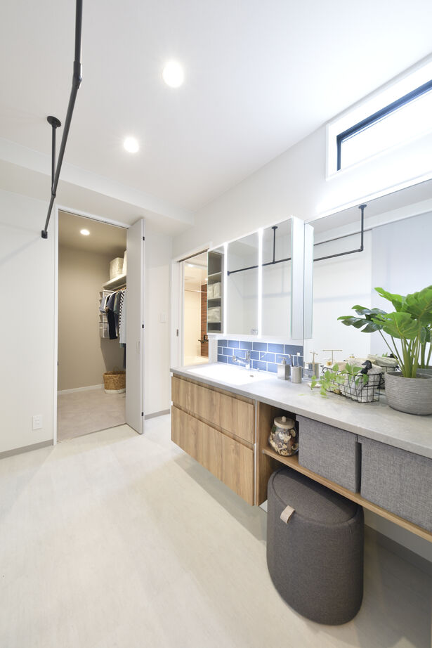 匠建枚方 【枚方市/ZEH住宅/車2台駐車】片付け上手になれる、スムーズな家事動線と遊びゴコロを設計の建築実例画像5