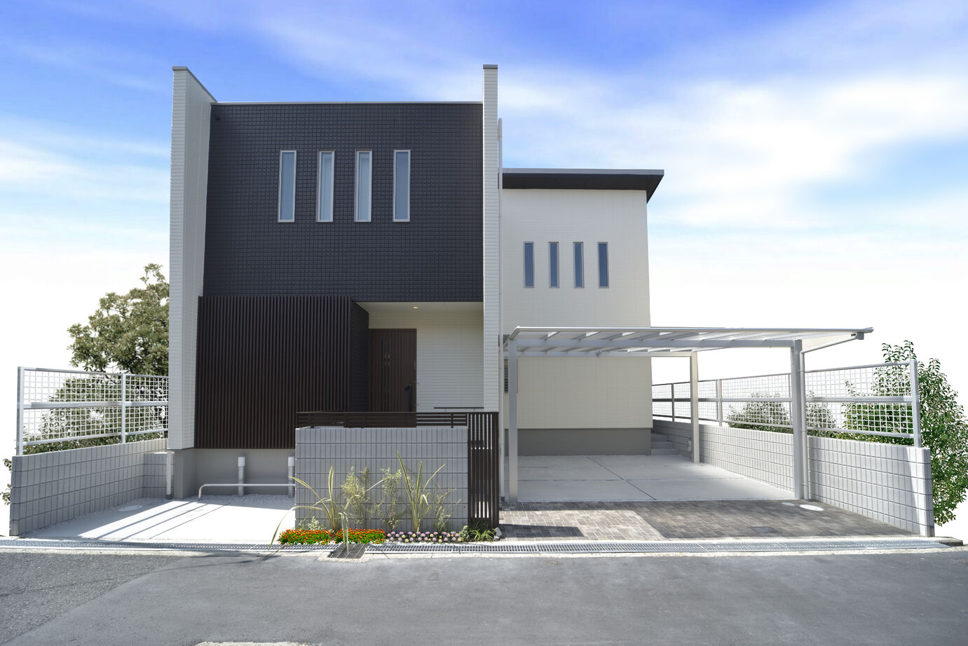 匠建枚方 【枚方市/ZEH住宅/車2台駐車】家じゅうが心地よい空気に満たされる、健康的に暮らせる家の建築実例画像2