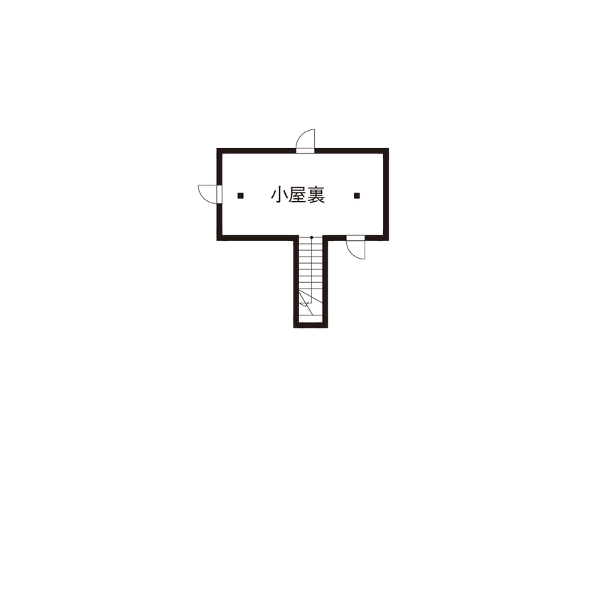 セルコホーム福岡西・宗像（福岡住宅） 海外の暮らしを再現性高く表現したゲストをもてなす交流の場の間取り図（3LDK）小屋裏