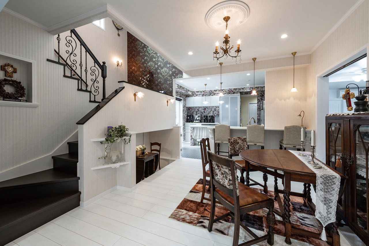 セルコホーム福岡西・宗像（福岡住宅） 海外の暮らしを再現性高く表現したゲストをもてなす交流の場の建築実例画像2