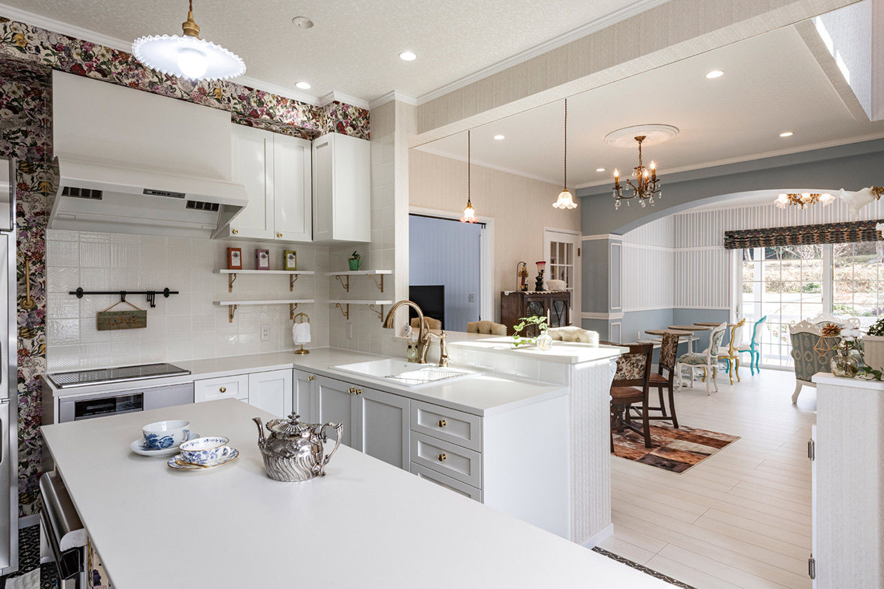 セルコホーム福岡西・宗像（福岡住宅） 海外の暮らしを再現性高く表現したゲストをもてなす交流の場の建築実例画像3