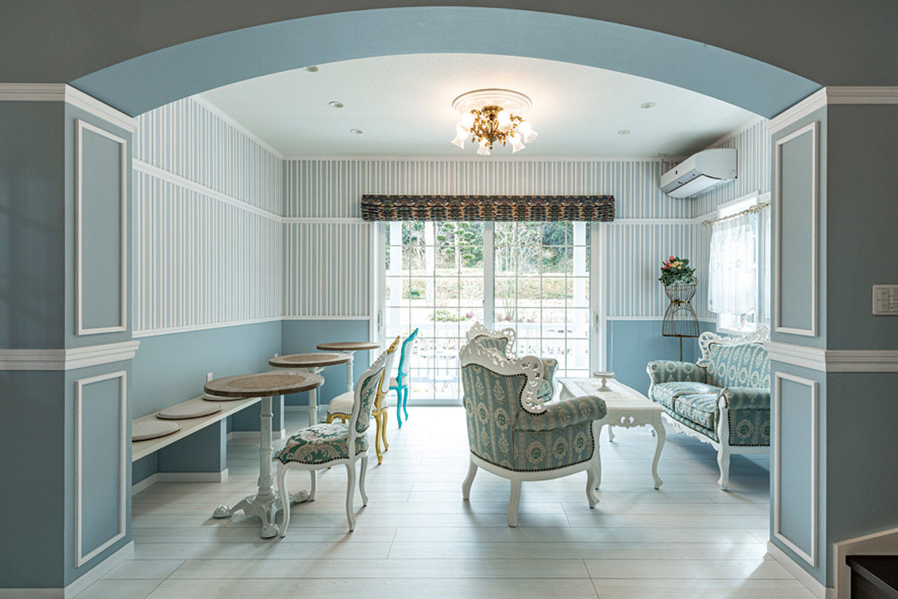 セルコホーム福岡西・宗像（福岡住宅） 海外の暮らしを再現性高く表現したゲストをもてなす交流の場の建築実例画像6