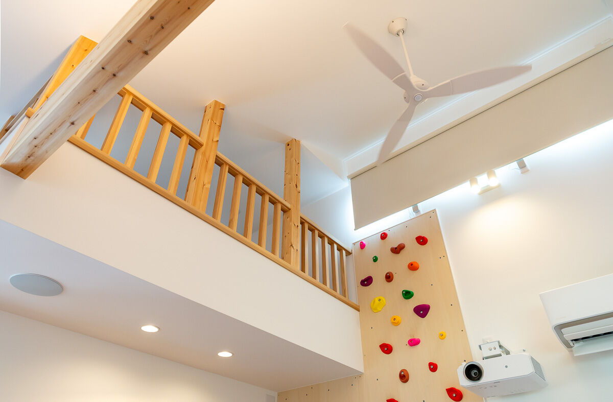 運船建設 【平屋×ボルダリング】家の中で子どもが活発に過ごせる家の建築実例画像3
